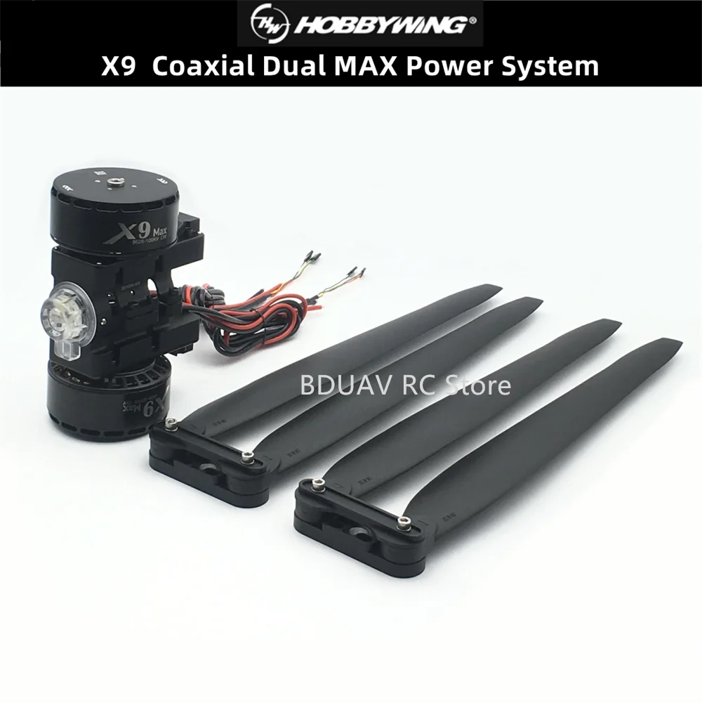 Hobbywing Brand-new Coaxial Dual 14S X9 MAX Motor Power system 41335 Maximum Load 30kg for DIY Multirotor Agricultural Drone
Hobbywing Brand-new Coaxial Dual 14S X9 MAX Motor Power system 41335 Maximum Load 30kg for DIY Multirotor Agricultural Drone
