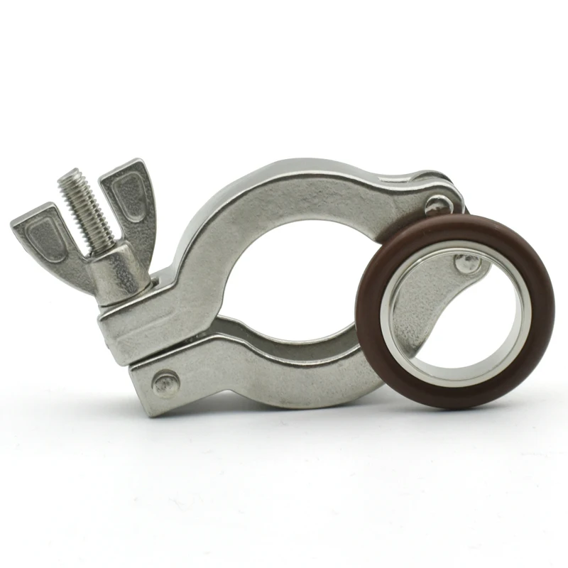 304 Stainless Steel Vacuum Clamp KF16 KF25 KF40 KF50 Quick Installation Fixture Fluorine Rubber Bracke
304 Stainless Steel Vacuum Clamp KF16 KF25 KF40 KF50 Quick Installation Fixture Fluorine Rubber Bracke
