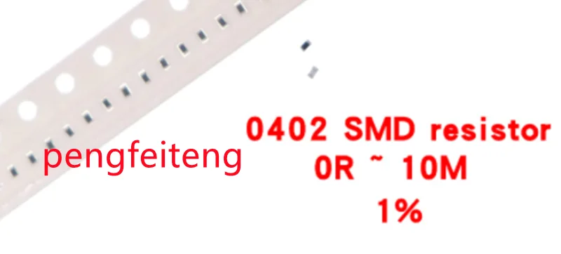100 шт. 0402 SMD резистор 0R ~ 10M 1/16W 0 1 10 5% 100 150 Ом 1K 220 K 10K 330 K 0R 1R 10R 100R 150R 220R 330R 1M 2,2 K
100 шт. 0402 SMD резистор 0R ~ 10M 1/16W 0 1 10 5% 100 150 Ом 1K 220 K 10K 330 K 0R 1R 10R 100R 150R 220R 330R 1M 2,2 K