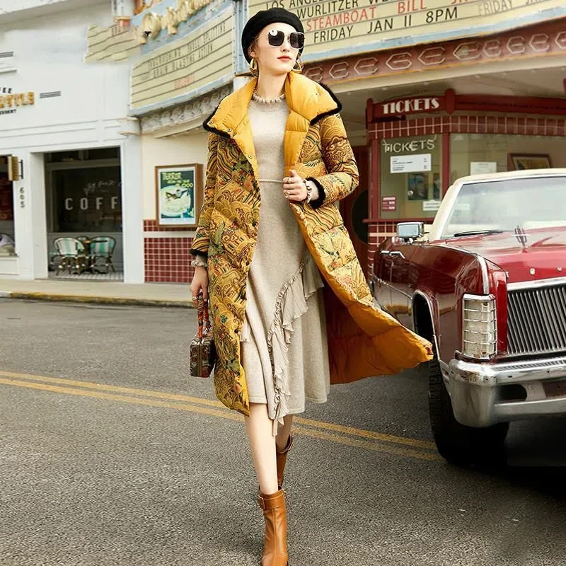 Parkas Women 2022 Autumn Winter New Vintage Versatile Casual Padded Coat Female Large Size Splice Over Knee Down Cotton Jacket
Parkas Women 2022 Autumn Winter New Vintage Versatile Casual Padded Coat Female Large Size Splice Over Knee Down Cotton Jacket
