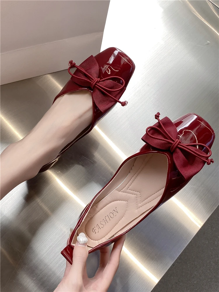Boat Shoe Casual Female Sneakers All-Match Shallow Mouth Dress Flats Women Square Toe Modis Bow-Knot Summer Comfortable New 2022
Boat Shoe Casual Female Sneakers All-Match Shallow Mouth Dress Flats Women Square Toe Modis Bow-Knot Summer Comfortable New 2022