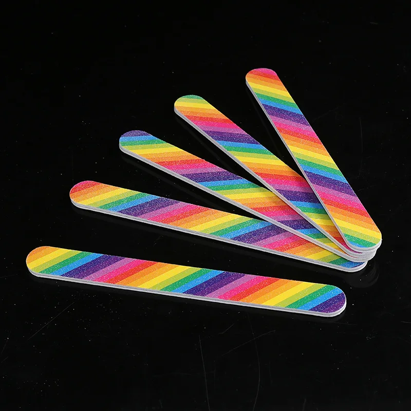 Rainbow nail file double-sided polishing and polishing strip manicure trimming manicure tools wholesale
Rainbow nail file double-sided polishing and polishing strip manicure trimming manicure tools wholesale