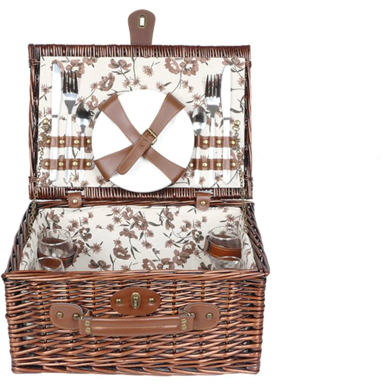 New products wicker picnic basket rattan dining basket picnic bag four people group food storage portable insulation picnic bask
New products wicker picnic basket rattan dining basket picnic bag four people group food storage portable insulation picnic bask