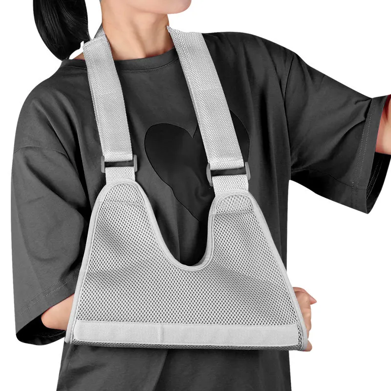Adjustable Medical Arm Shoulder Sling Elbow Support Immobilizer Brace Broken Fractured Arm Strap Injury Sprain Arm Brace Sling 
Adjustable Medical Arm Shoulder Sling Elbow Support Immobilizer Brace Broken Fractured Arm Strap Injury Sprain Arm Brace Sling