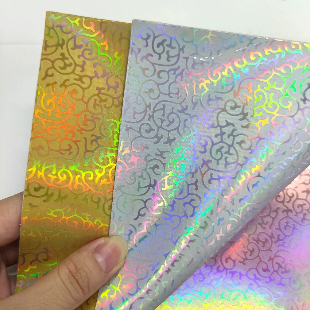 flower pattern Holographic Metallic Embossed PU Faux Leather Fabric Sheet for Making Shoe/Bag/Clothing 20*120CM roll
flower pattern Holographic Metallic Embossed PU Faux Leather Fabric Sheet for Making Shoe/Bag/Clothing 20*120CM roll