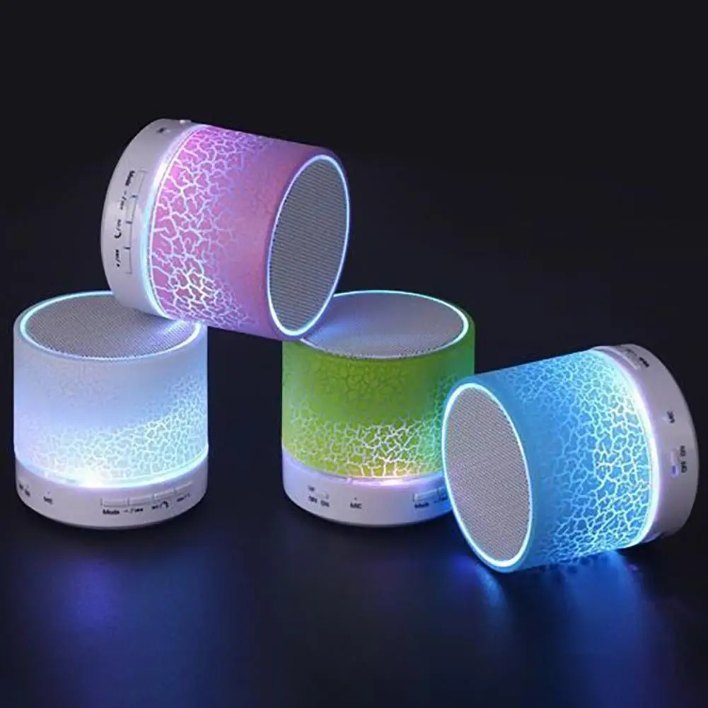 Led Portable Bluetooth-compatible Nightlight Speakers Crack Colorful Luminous Wireless Subwoofer Speaker Support Tf Card Mp3
Led Portable Bluetooth-compatible Nightlight Speakers Crack Colorful Luminous Wireless Subwoofer Speaker Support Tf Card Mp3