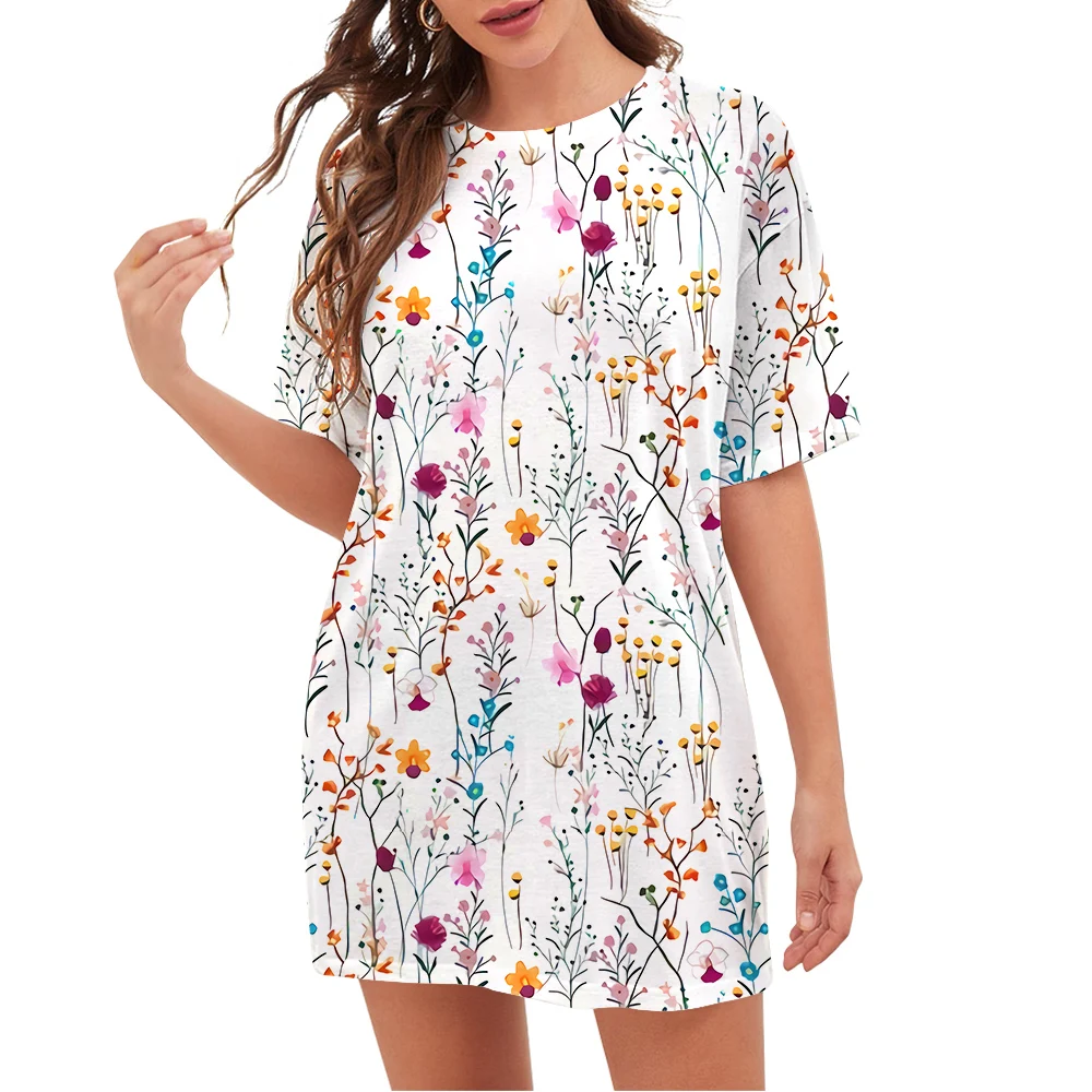 CLOOCL New Fashion Women T-shirt Floral Pattern 3D Printed Short Sleeve Long Loose Tee Shirt White Summer Tops Casual Style
CLOOCL New Fashion Women T-shirt Floral Pattern 3D Printed Short Sleeve Long Loose Tee Shirt White Summer Tops Casual Style