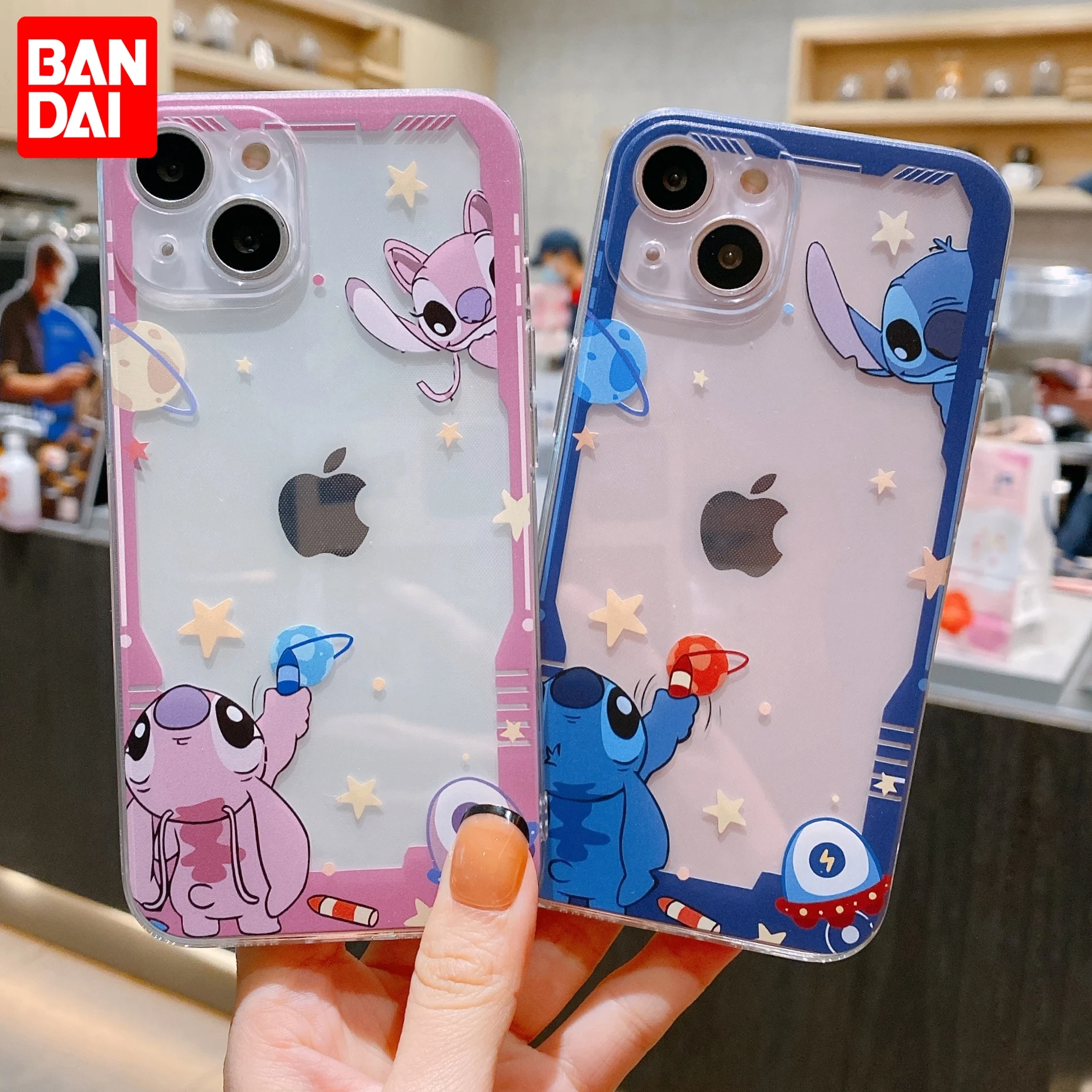 Bandai Brand Funny Cartoon Stitch Creative Couple Clear Silicon Phone Case For iPhone XR XsMax 8Plus 11 12 13 13 Pro Max Cover
Bandai Brand Funny Cartoon Stitch Creative Couple Clear Silicon Phone Case For iPhone XR XsMax 8Plus 11 12 13 13 Pro Max Cover