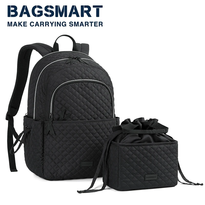 2PCS Backpacks for Student with Meal Kit BAGSMART College School Bag Easy Cleaning Travel 15.6'' Laptop Backpack for Women
2PCS Backpacks for Student with Meal Kit BAGSMART College School Bag Easy Cleaning Travel 15.6'' Laptop Backpack for Women