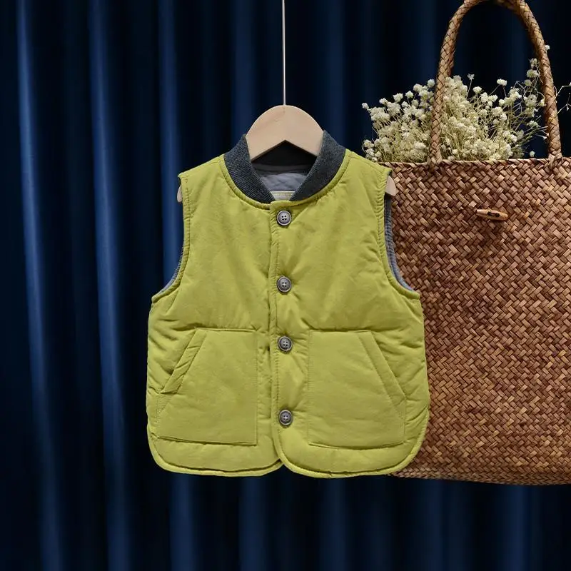 Осенне-зимние детские жилеты, пальто, теплый жилет для девочек, зимний утепленный жилет для мальчиков, Детская верхняя одежда, жилет, хлопко...
Осенне-зимние детские жилеты, пальто, теплый жилет для девочек, зимний утепленный жилет для мальчиков, Детская верхняя одежда, жилет, хлопко...
