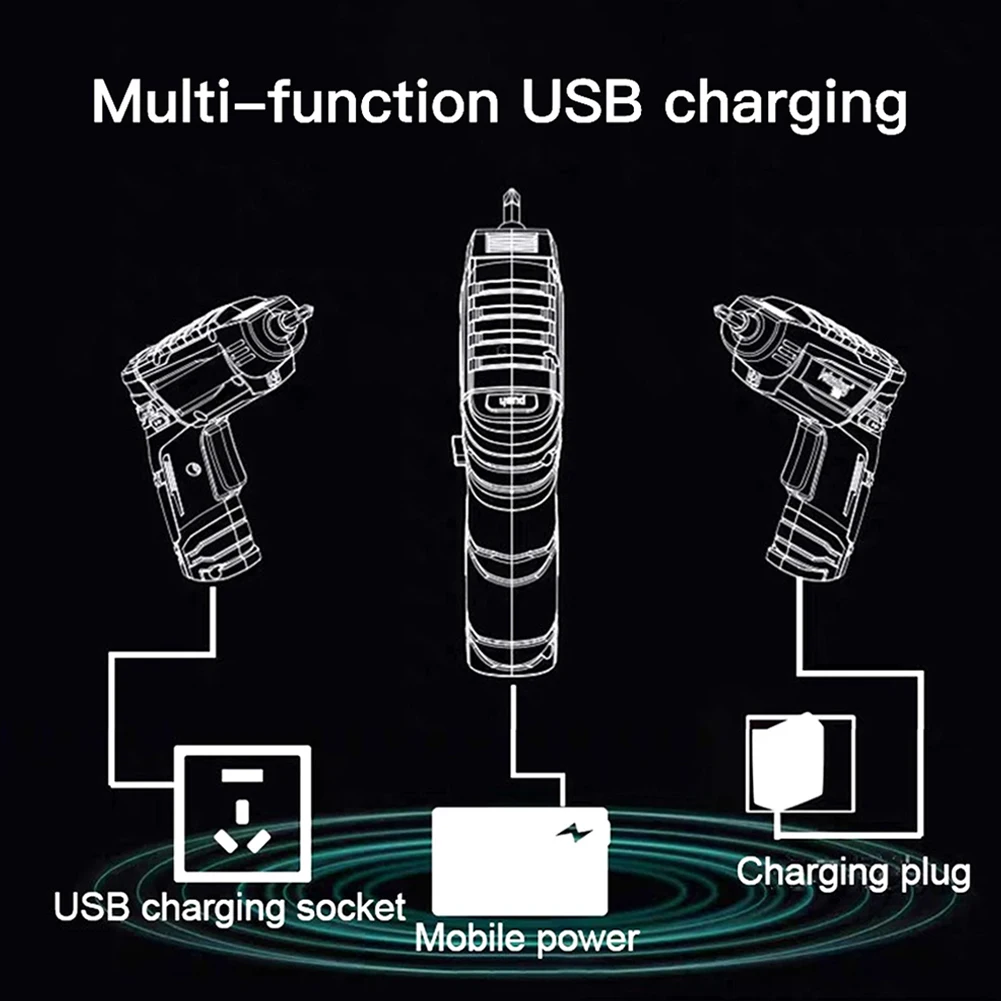 Screwdriver Set Electric Screwdriver Book Shelf Installation USB Port Black Cordless Drill Bit Electric Screwdriver
Screwdriver Set Electric Screwdriver Book Shelf Installation USB Port Black Cordless Drill Bit Electric Screwdriver