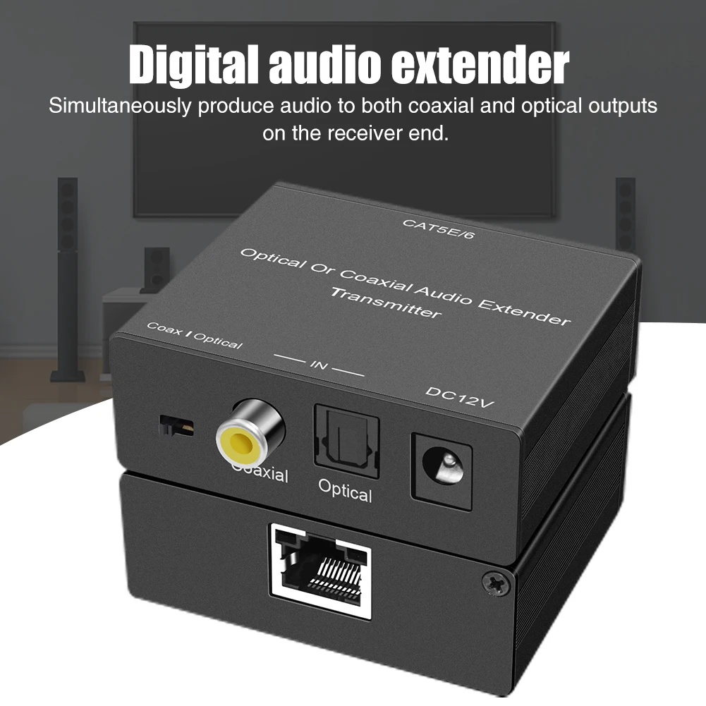 Coaxial Optical 5.1 Channel Transmission Power Supply Digital Audio Extender Plug And Play Signal Amplifier Portable Low Noise
Coaxial Optical 5.1 Channel Transmission Power Supply Digital Audio Extender Plug And Play Signal Amplifier Portable Low Noise