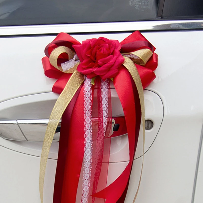 7pcs/ 1setArtificial Flower Silk Flower Lace Wedding Car Main Car Rearview Mirror Door Handle Bow Weeding Decoration Fake Flower
7pcs/ 1setArtificial Flower Silk Flower Lace Wedding Car Main Car Rearview Mirror Door Handle Bow Weeding Decoration Fake Flower