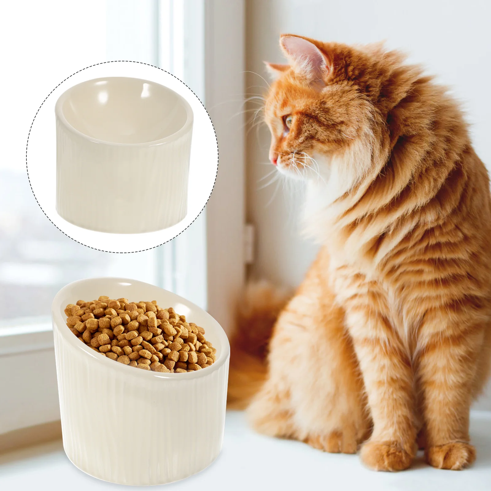 Bowl Cat Ceramic Pet Feeder Waterraised Feeding Dish Protection Neck Household Bowls Porcelain Elevated Dog Chinchilla Rabbit
Bowl Cat Ceramic Pet Feeder Waterraised Feeding Dish Protection Neck Household Bowls Porcelain Elevated Dog Chinchilla Rabbit