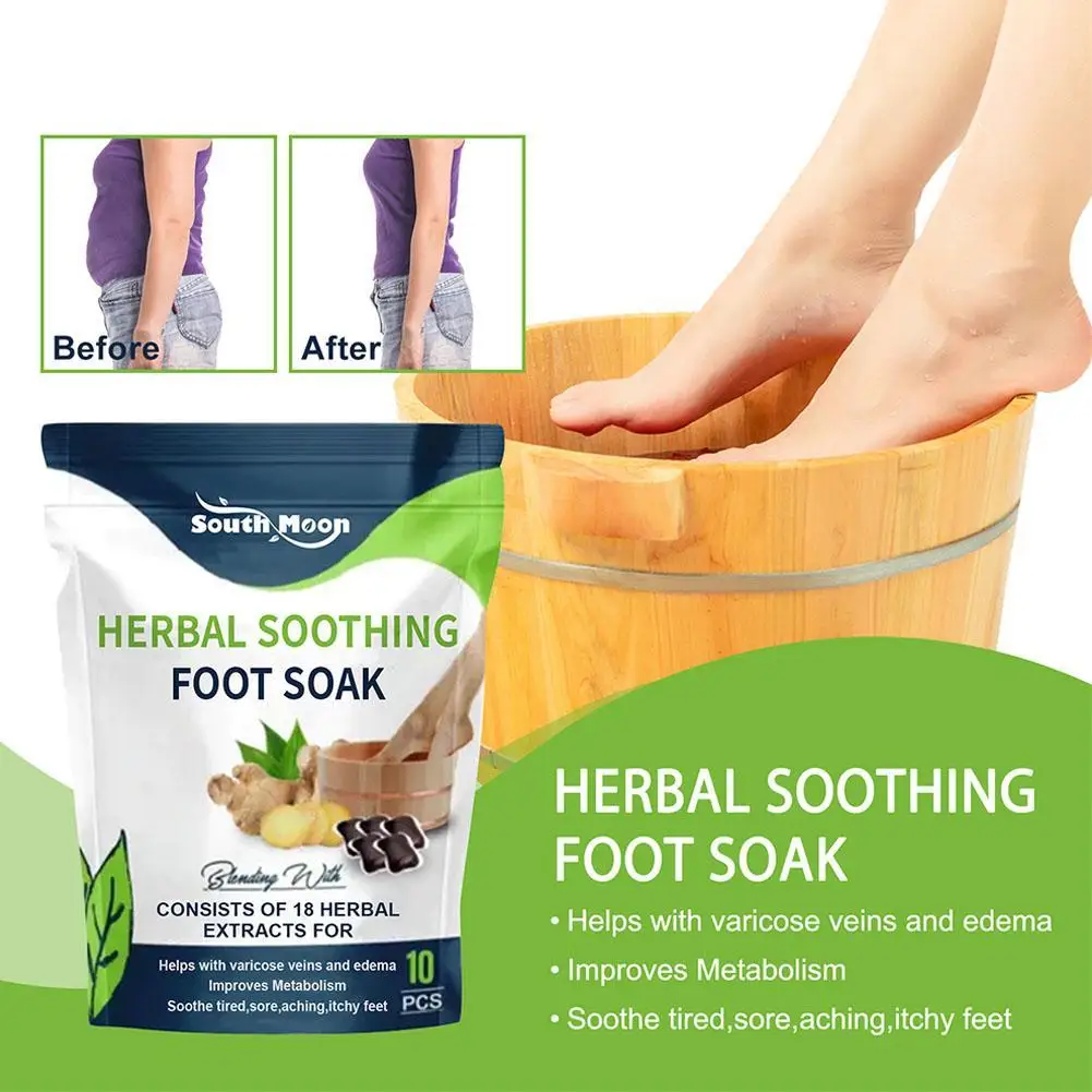 10 in 1 pack Foot Cleaning Soak Natural Herbal Soothing Shaping Slimming Foot Bath Detox Relieve Fatigue Swelling Body Care
10 in 1 pack Foot Cleaning Soak Natural Herbal Soothing Shaping Slimming Foot Bath Detox Relieve Fatigue Swelling Body Care