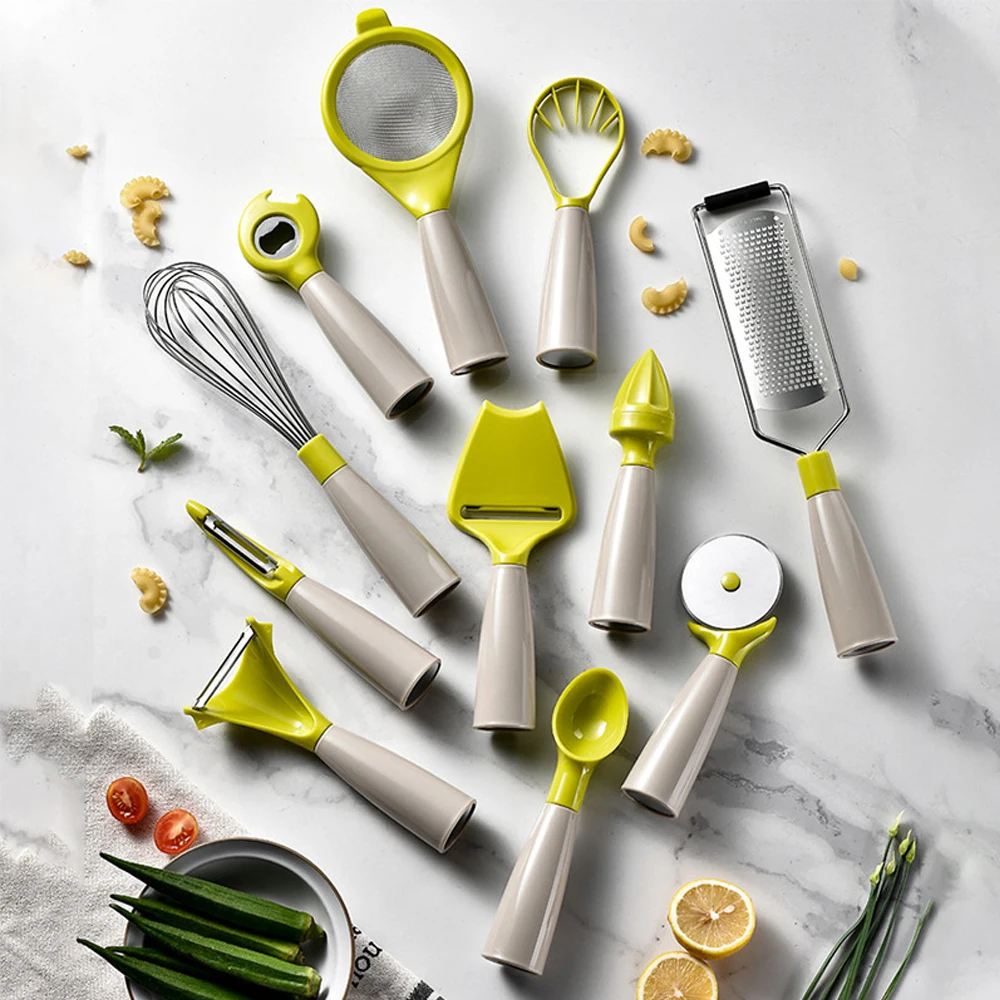 ABS Material Kitchen Gadget Set Auxiliary Food Strainer Sieve Whisk Cheese Grater Bottle Opener Fruit Capsule Digging
ABS Material Kitchen Gadget Set Auxiliary Food Strainer Sieve Whisk Cheese Grater Bottle Opener Fruit Capsule Digging