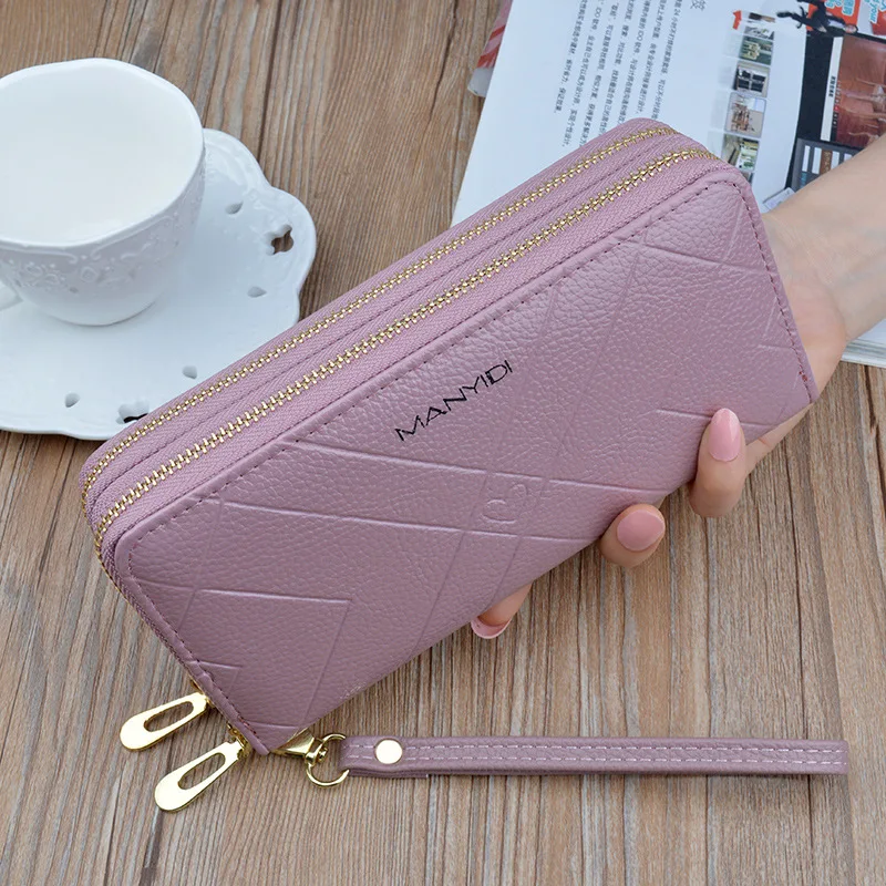 Dropshipping ladies long wallet women's fashion embossed double zipper large capacity coin purses female mobile phone bag
Dropshipping ladies long wallet women's fashion embossed double zipper large capacity coin purses female mobile phone bag
