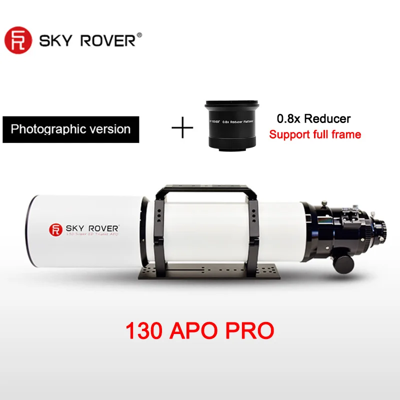 SKY ROVER 130APO PRO F/7, экпохроматический HD астрономический телескоп, телескоп для фотосъемки с глубоким пространством (с редуктором 2,5 дюйма x)
SKY ROVER 130APO PRO F/7, экпохроматический HD астрономический телескоп, телескоп для фотосъемки с глубоким пространством (с редуктором 2,5 дюйма x)