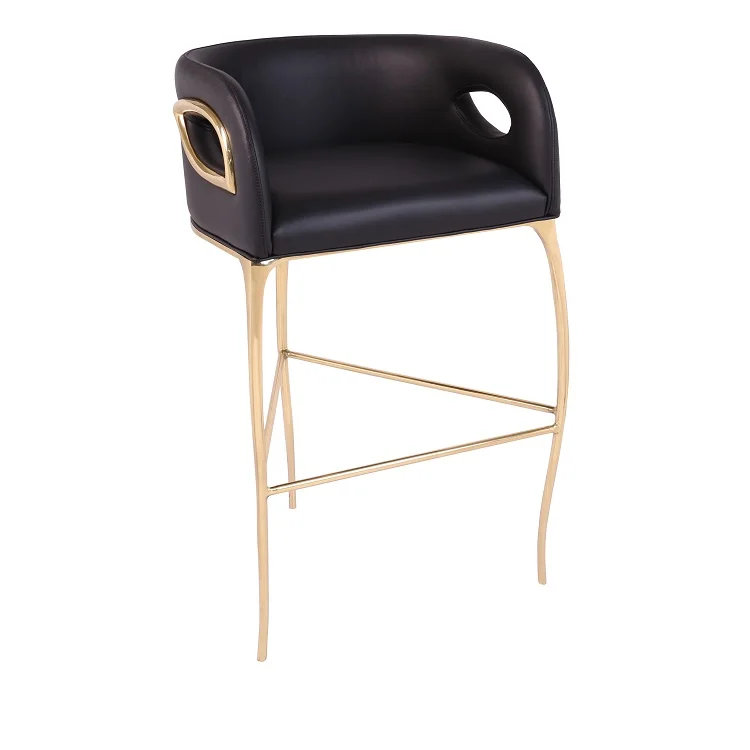 Modern Luxury Furniture Copper Foot Bar Chair, Living Room Dining Chair With Pure Copper Frame
Modern Luxury Furniture Copper Foot Bar Chair, Living Room Dining Chair With Pure Copper Frame