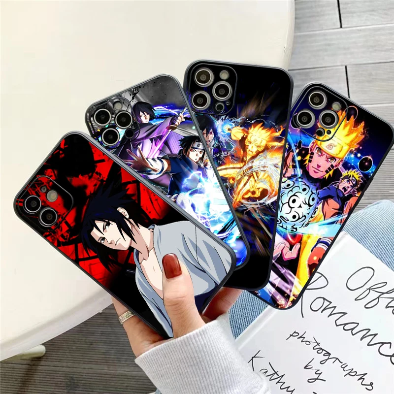 Naruto Anime Phone Case For Funda iPhone 11 12 13 Pro Max Mini X XR XS SE 2020 5 6 7 8 Plus Liquid Silicon Coque Black Carcasa
Naruto Anime Phone Case For Funda iPhone 11 12 13 Pro Max Mini X XR XS SE 2020 5 6 7 8 Plus Liquid Silicon Coque Black Carcasa