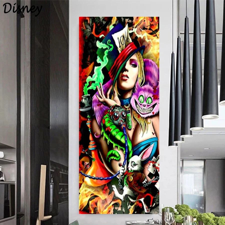 DIY Diamond Painting Alice in Wonderland Girl Cat Diamond Mosaic Beads Embroidery Picture Home Decor Disney Limited Edition
DIY Diamond Painting Alice in Wonderland Girl Cat Diamond Mosaic Beads Embroidery Picture Home Decor Disney Limited Edition
