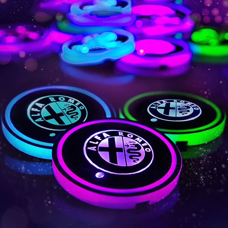 For Alfa Romeo 159 Giulia Giulietta Mito Stelvio LED cup lamp interior atmosphere Car Colorful water cup lamp Car Accessories
For Alfa Romeo 159 Giulia Giulietta Mito Stelvio LED cup lamp interior atmosphere Car Colorful water cup lamp Car Accessories