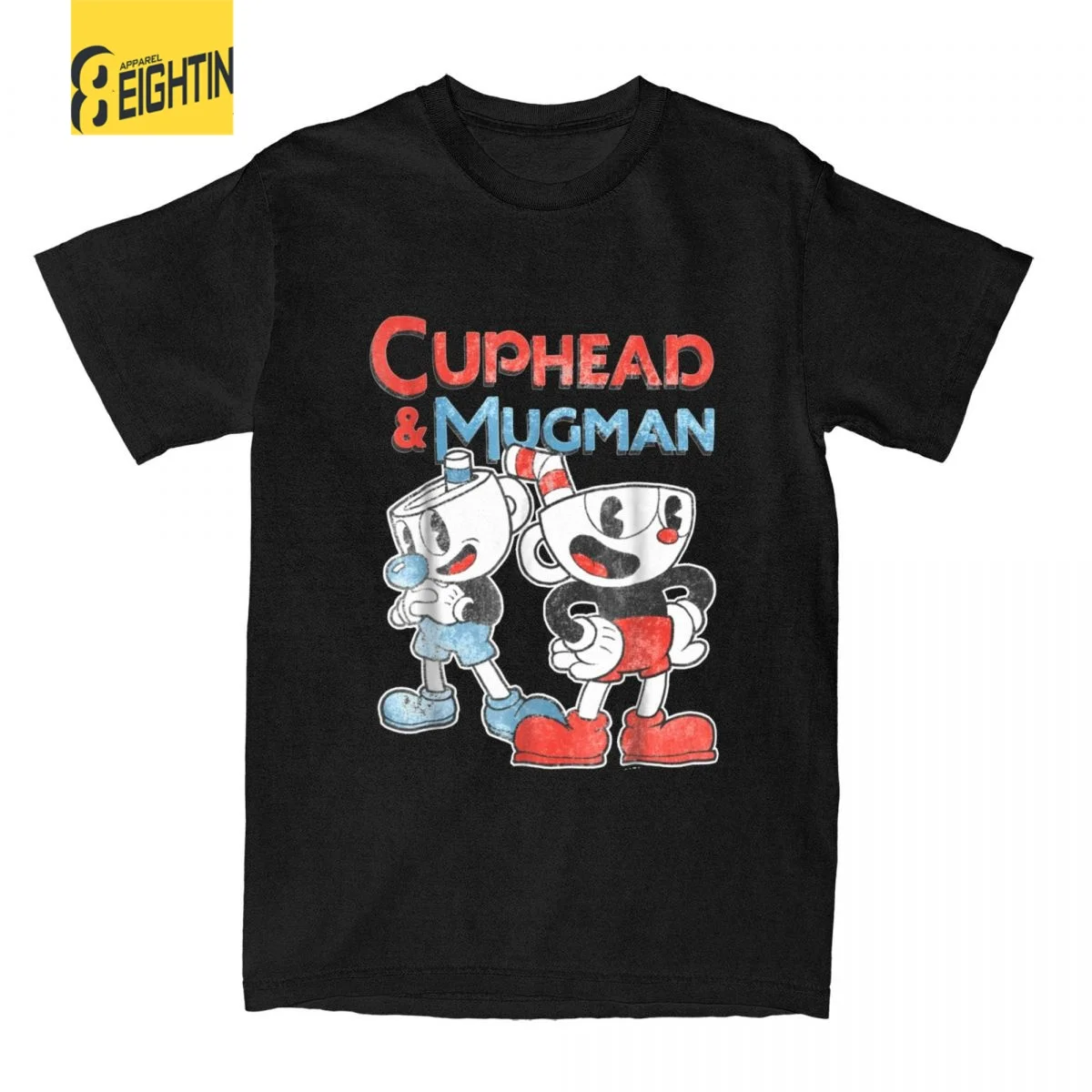 Men Cuphead Mugman Dynamic Duo T Shirt Retro Games Pure Cotton Clothing Funny Short Sleeve Crewneck Tee Shirt Gift T-Shirt
Men Cuphead Mugman Dynamic Duo T Shirt Retro Games Pure Cotton Clothing Funny Short Sleeve Crewneck Tee Shirt Gift T-Shirt