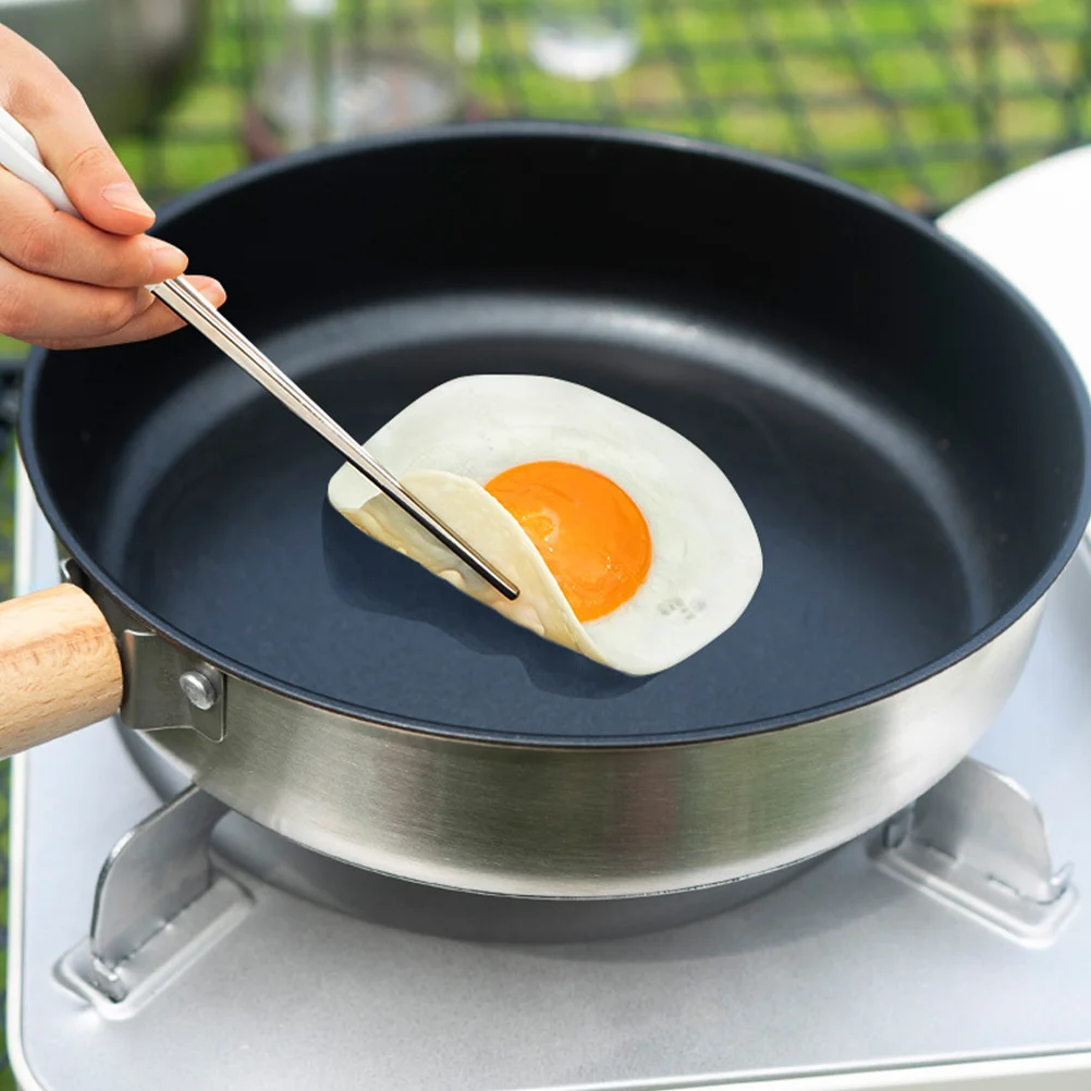 Frying Pan Induction Hob Kitchen Supplies Handheld Egg Nonstick Stainless Steel Fried Cooker Camping Cookware
Frying Pan Induction Hob Kitchen Supplies Handheld Egg Nonstick Stainless Steel Fried Cooker Camping Cookware
