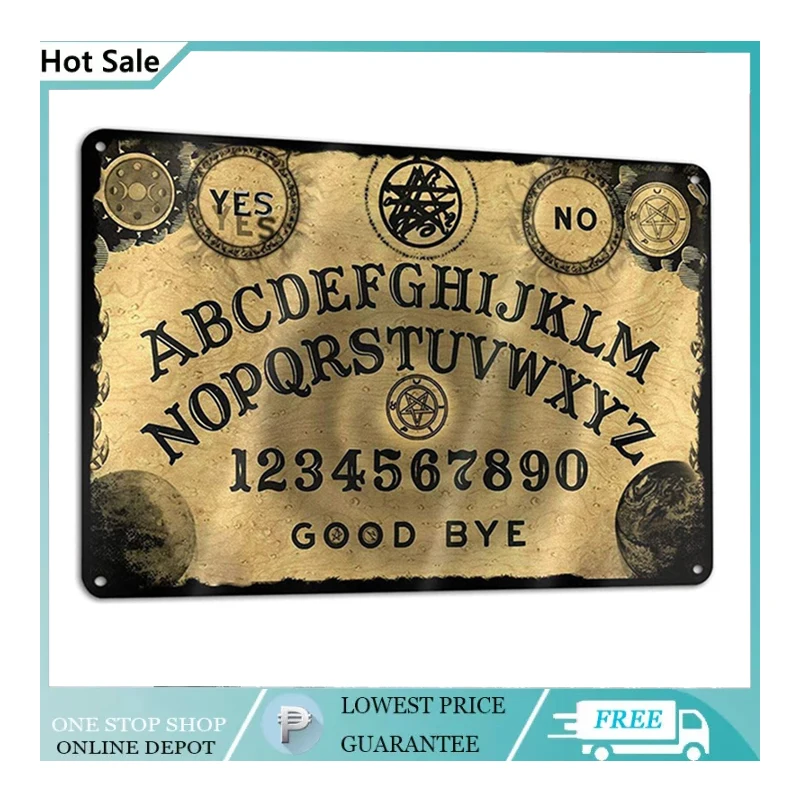 Ouija доска говорящая спиртовая металлическая Жестяная Табличка Винтажный стиль мужская пещера комната бар Домашний декор стен 12x8 дюймов мет...
Ouija доска говорящая спиртовая металлическая Жестяная Табличка Винтажный стиль мужская пещера комната бар Домашний декор стен 12x8 дюймов мет...