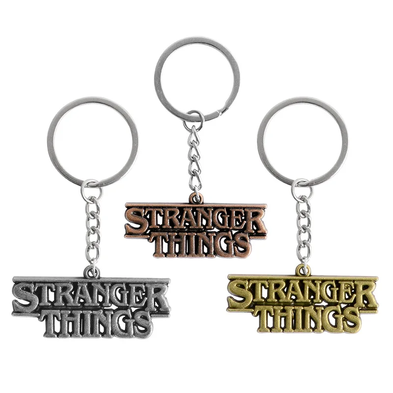 Hot US Horror TV Series Stranger Things Alloy Keychain Car Trinket Key Holder Bag Decor Fashion Jewelry Letter Keyring Pendant
Hot US Horror TV Series Stranger Things Alloy Keychain Car Trinket Key Holder Bag Decor Fashion Jewelry Letter Keyring Pendant