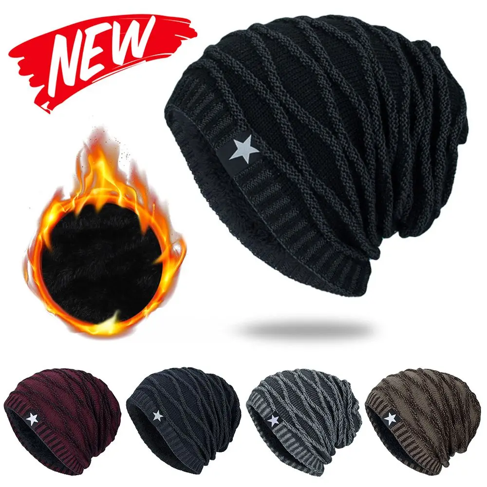 Outdoor Sports Ski Cap Fleece Lined Thermal Skull Cap Men's Beanie Knitted Hat Winter Warm Hat
Outdoor Sports Ski Cap Fleece Lined Thermal Skull Cap Men's Beanie Knitted Hat Winter Warm Hat