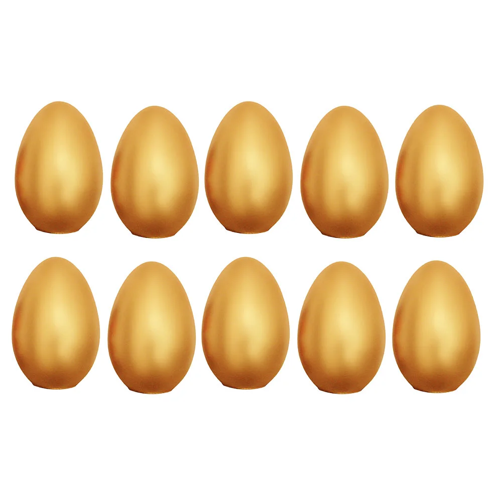 10Pcs Golden Eggs Activity Hollow Eggs Lottery Eggs for Holiday Party Wedding
10Pcs Golden Eggs Activity Hollow Eggs Lottery Eggs for Holiday Party Wedding