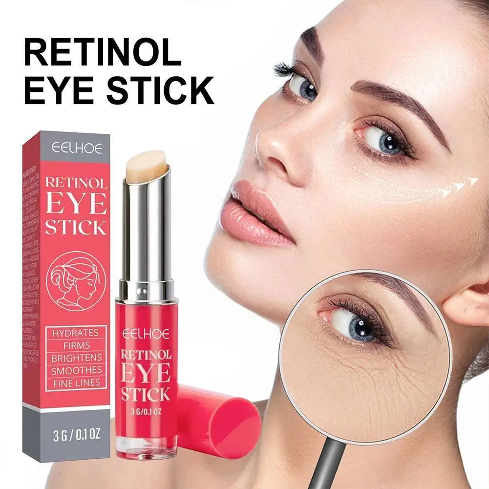 3g Retinol Eye Cream Lighten Dark Circles Puffiness Firm Skin Instant Eye Repair Serum Stick For Female Women Skin Care Q1L1
3g Retinol Eye Cream Lighten Dark Circles Puffiness Firm Skin Instant Eye Repair Serum Stick For Female Women Skin Care Q1L1