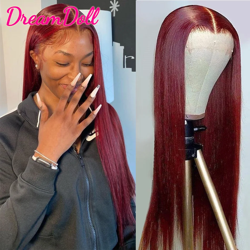 99j Burgundy Colored Human Hair Wigs 13x4 HD Lace Front Human Hair Wigs Raw Indian Straight Frontal Wig 4x4 5x5 HD Closure Wig
99j Burgundy Colored Human Hair Wigs 13x4 HD Lace Front Human Hair Wigs Raw Indian Straight Frontal Wig 4x4 5x5 HD Closure Wig