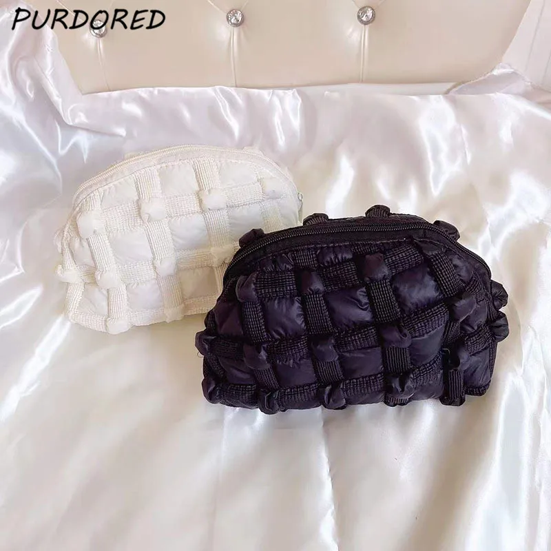 PURDORED 1 шт. женская косметичка в форме ракушки, женская мягкая косметичка на молнии, косметичка для помады, дорожная сумка для туалетных прина... 
PURDORED 1 шт. женская косметичка в форме ракушки, женская мягкая косметичка на молнии, косметичка для помады, дорожная сумка для туалетных прина...