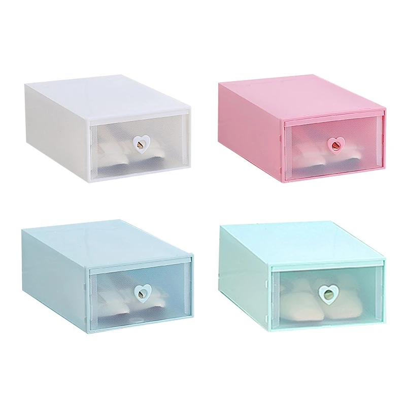 Plastic Transparent Drawer Shoe Storage Box Thickened Foldable Organizer for Home Dormitory Bedroom Combination
Plastic Transparent Drawer Shoe Storage Box Thickened Foldable Organizer for Home Dormitory Bedroom Combination
