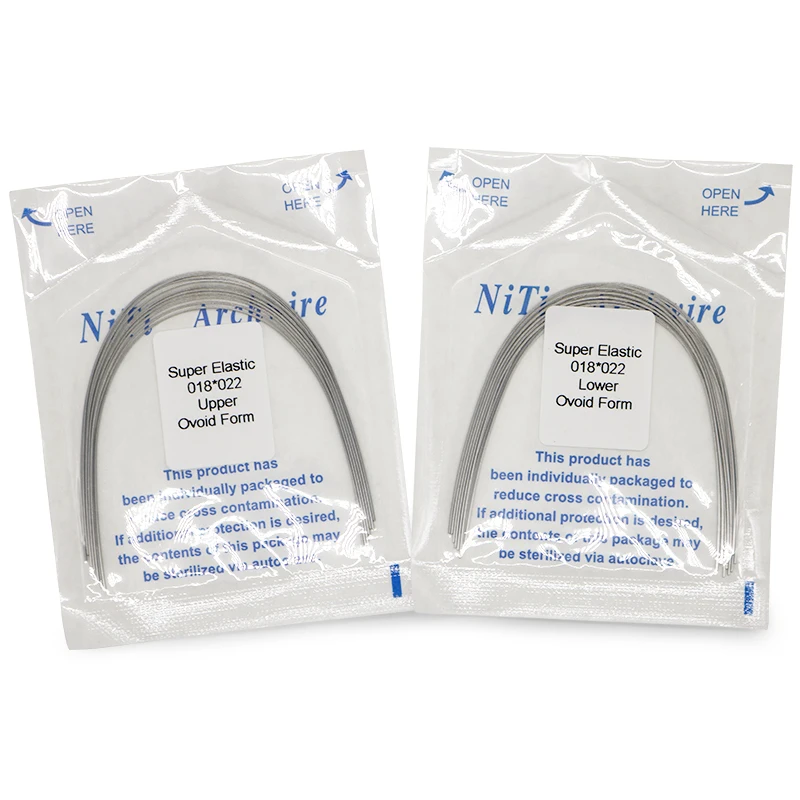 SKYLUN 5pcs Dental Orthodontic Archwires Ovoid Square Rectangle Hyperelastic Nickel Titanium Ni-Ti Preformed Arch Wire
SKYLUN 5pcs Dental Orthodontic Archwires Ovoid Square Rectangle Hyperelastic Nickel Titanium Ni-Ti Preformed Arch Wire