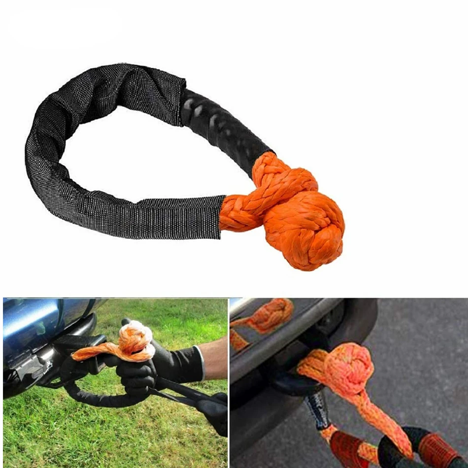 41,000 lbs Break Strength Synthetic Soft Shackle 1/2" X 22 Inch Rugged Shackles with Protective Sleeve For Vehicle Recovery New
41,000 lbs Break Strength Synthetic Soft Shackle 1/2" X 22 Inch Rugged Shackles with Protective Sleeve For Vehicle Recovery New