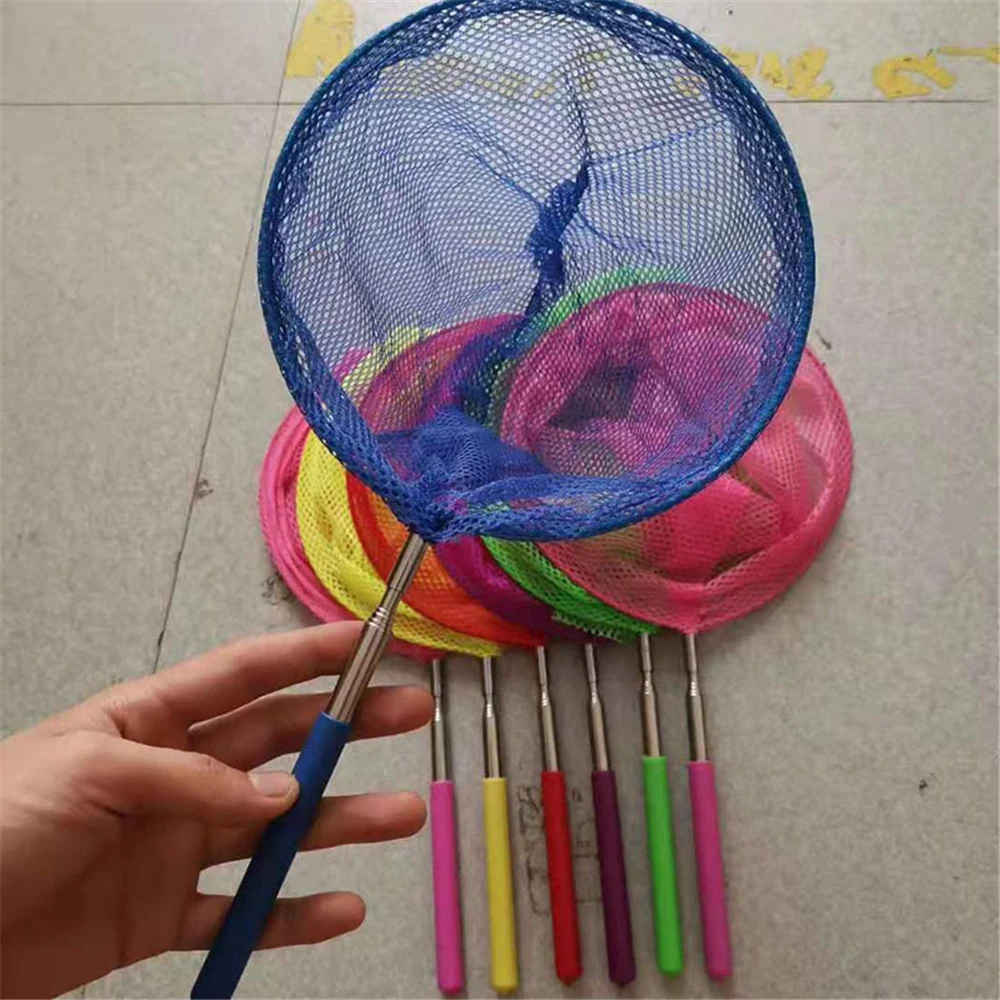 Children Fishing Net Rainbow Beach Retractable Kids Butterfly Insect Catching Small Fish Catching Net
Children Fishing Net Rainbow Beach Retractable Kids Butterfly Insect Catching Small Fish Catching Net
