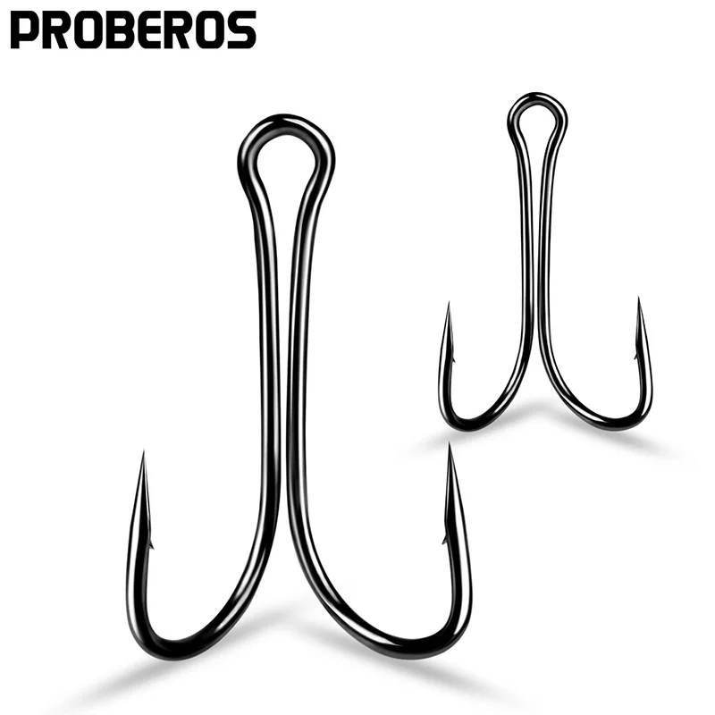 PROBEROS 100PCS Carbon Steel Fishing Hooks 8-6-4-2-1-1/0-2/0-3/0# Fly Tying Double Hooks For Lure Fishhooks Duple Hooks Fishing
PROBEROS 100PCS Carbon Steel Fishing Hooks 8-6-4-2-1-1/0-2/0-3/0# Fly Tying Double Hooks For Lure Fishhooks Duple Hooks Fishing