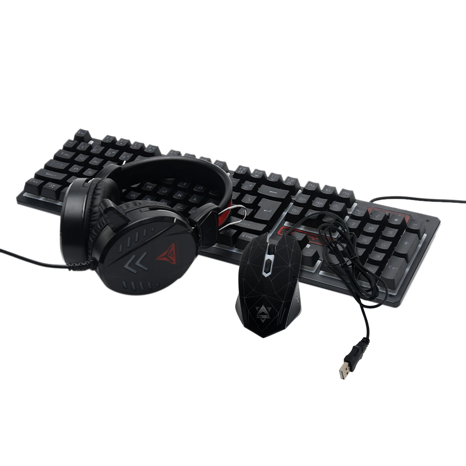 4pcs Gaming Mouse Ergonomic Waterproof Wired Illuminated Backlight USB Computer Keyboard Set Headset Pad Mechanical Accessories
4pcs Gaming Mouse Ergonomic Waterproof Wired Illuminated Backlight USB Computer Keyboard Set Headset Pad Mechanical Accessories
