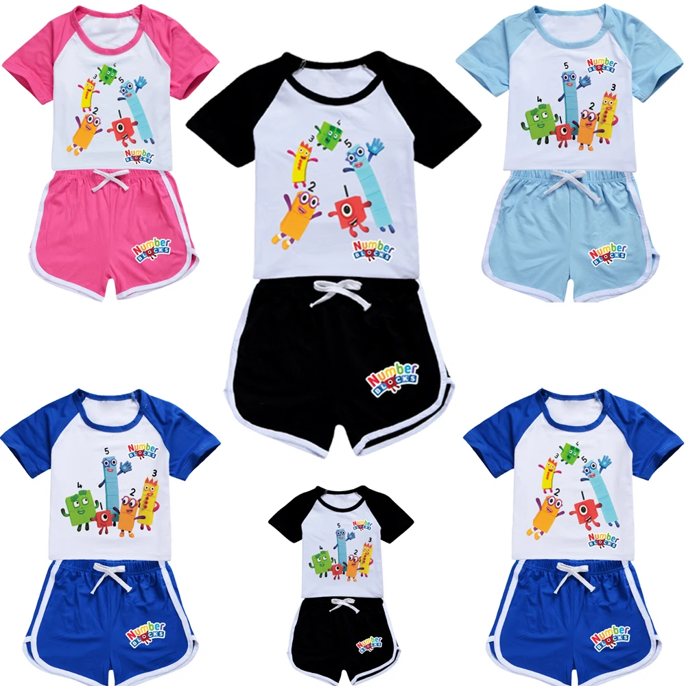 NumberBlocks Math Toddler Boy Clothes Summer Pajamas Cotton Short Sleeve T Shirt + Shorts Costume Girls Casual Sportswear Set
NumberBlocks Math Toddler Boy Clothes Summer Pajamas Cotton Short Sleeve T Shirt + Shorts Costume Girls Casual Sportswear Set