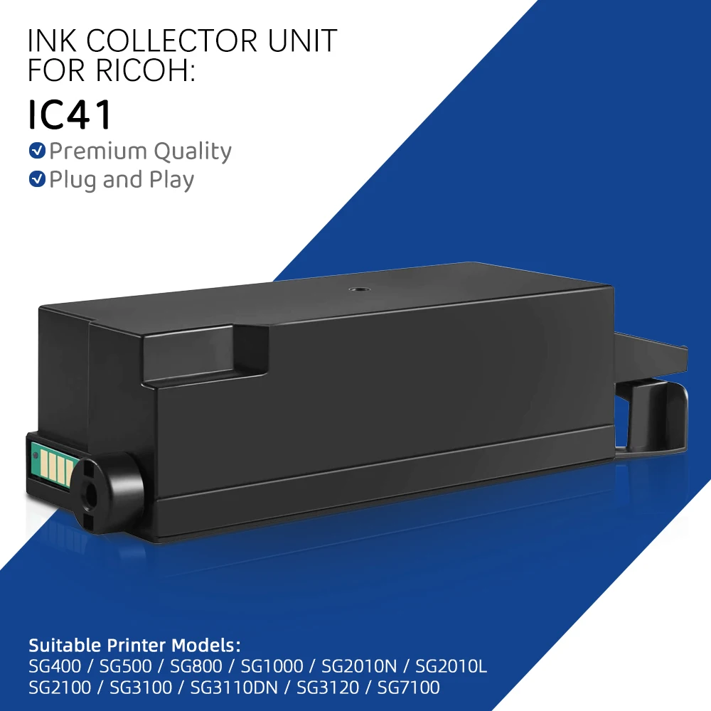 IC41 Ink Collector Unit 405783 For Ricoh SG400 SG500 SG800 SG1000 SG2100 SG2110 SG3100 SG3110 SG3120 SG7100 Waste Ink Containe
IC41 Ink Collector Unit 405783 For Ricoh SG400 SG500 SG800 SG1000 SG2100 SG2110 SG3100 SG3110 SG3120 SG7100 Waste Ink Containe