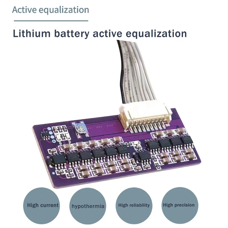 8S-7S 1.5A Lifepo4 Ternary Li-Ion Battery Universal High Current 0.03V High-Precision Energy Transfer Active Equalizer
8S-7S 1.5A Lifepo4 Ternary Li-Ion Battery Universal High Current 0.03V High-Precision Energy Transfer Active Equalizer