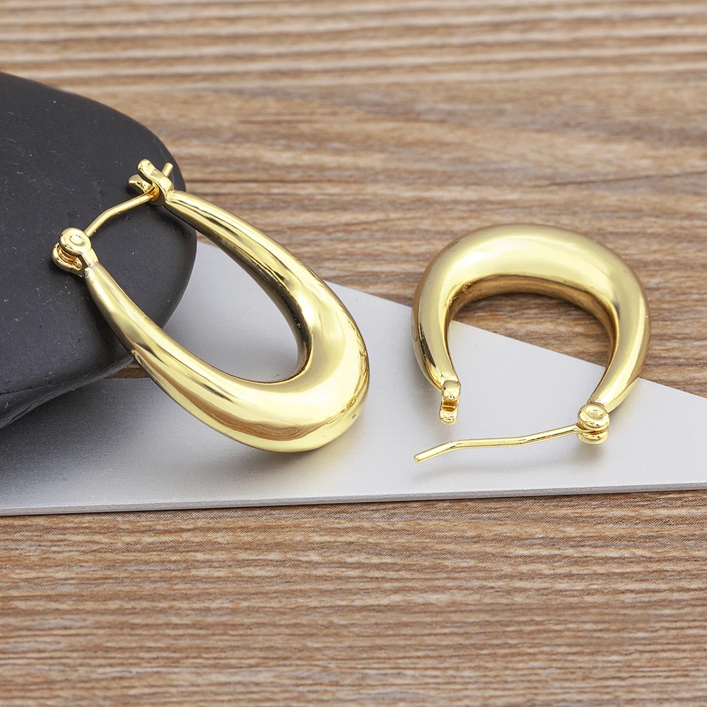 Nidin Classic Geometric Oval Metal Plated Earrings Woman Fashion Korean Jewelry Temperament Girl's Daily Wear Earrings Wholesale
Nidin Classic Geometric Oval Metal Plated Earrings Woman Fashion Korean Jewelry Temperament Girl's Daily Wear Earrings Wholesale