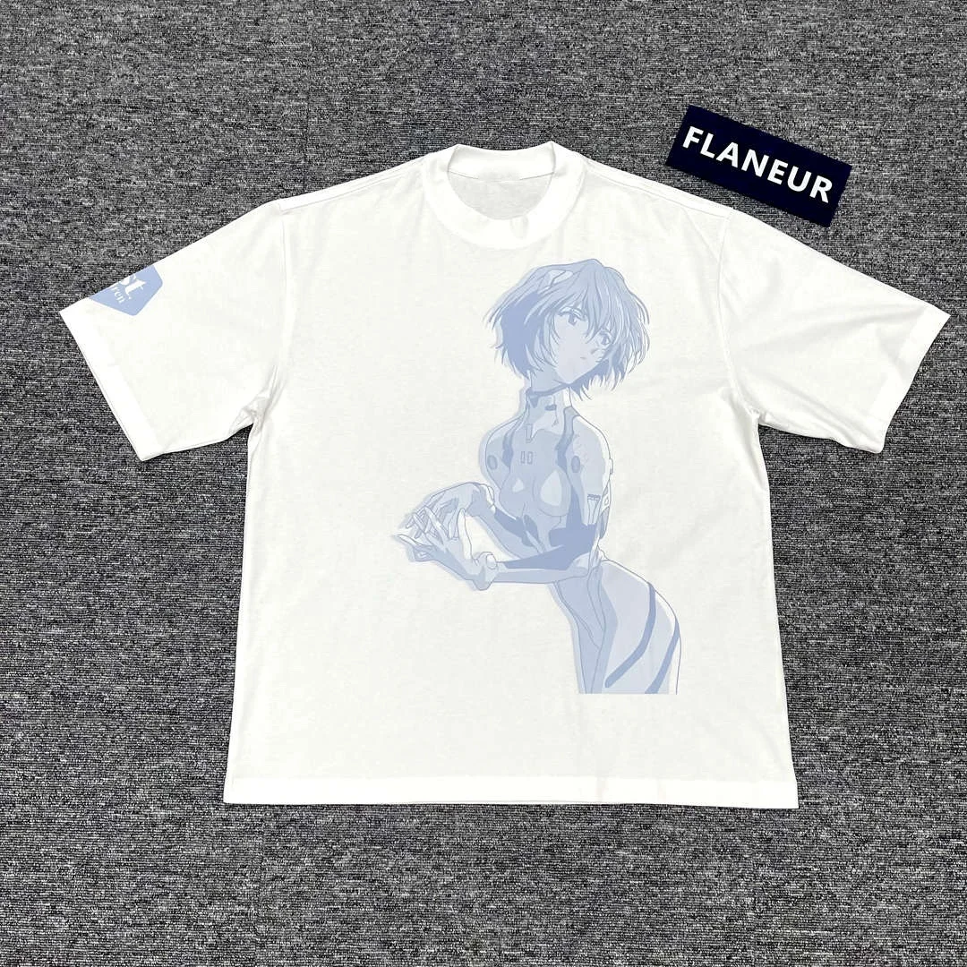 High New 22 Men Ayanami Rei EVA White T Shirts T-Shirt Hip Hop Skateboard Street Cotton T-Shirts Tee Top US size #R24
High New 22 Men Ayanami Rei EVA White T Shirts T-Shirt Hip Hop Skateboard Street Cotton T-Shirts Tee Top US size #R24