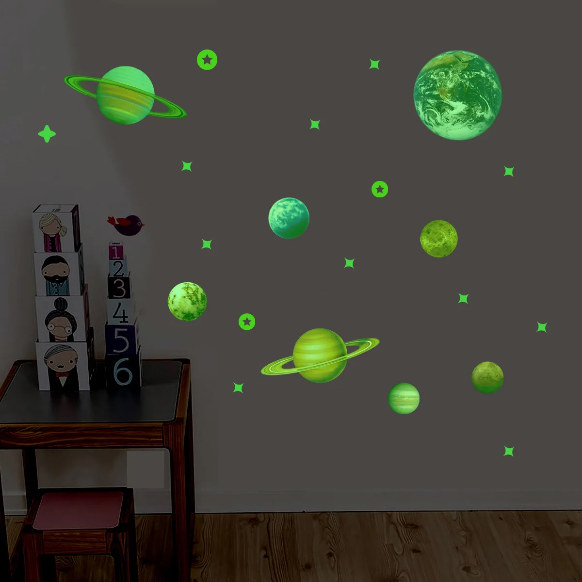 Cosmic Planet Luminous Wallpaper for Living Room Bedroom Decoration Luminous Wall Sticker Self-adhesive Sticker
Cosmic Planet Luminous Wallpaper for Living Room Bedroom Decoration Luminous Wall Sticker Self-adhesive Sticker