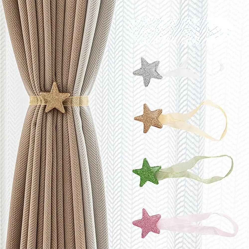 Magnetic Curtain Buckle Holder Star Shaped Curtain Tie Rope Buckle Home Curtain Hooks Straps Curtain Decoration Accessories
Magnetic Curtain Buckle Holder Star Shaped Curtain Tie Rope Buckle Home Curtain Hooks Straps Curtain Decoration Accessories