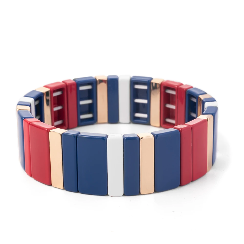 Miyouke Summer Color Popular Fashion Enamel Reddish Brown Autumn Winter Color Elastic Bracelet Men's Alloy Enamel Bracelet
Miyouke Summer Color Popular Fashion Enamel Reddish Brown Autumn Winter Color Elastic Bracelet Men's Alloy Enamel Bracelet