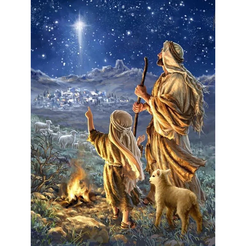 Алмазная живопись, религиозная 5d мозаика «сделай сам», полностью квадратная, круглая, алмазная вышивка Стразы, алмазная вышивка, картины